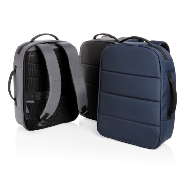 Logo trade corporate gift photo of: Impact AWARE™ RPET anti-theft 15.6" laptop backpack
