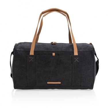Logotrade promotional gift picture of: Canvas travel/weekend bag PVC free