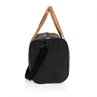 Logotrade corporate gift picture of: Canvas travel/weekend bag PVC free