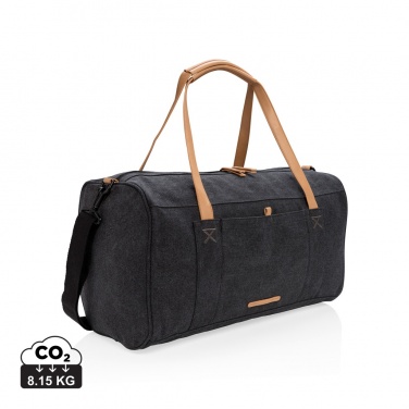 Logotrade promotional products photo of: Canvas travel/weekend bag PVC free