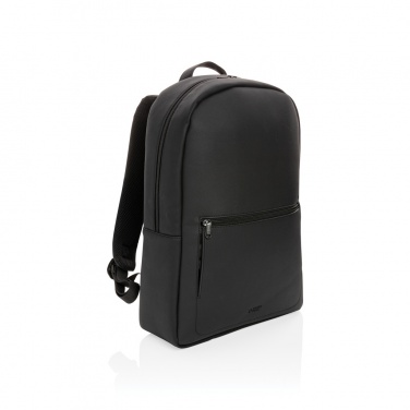 Logotrade promotional giveaway image of: Swiss Peak deluxe PU laptop backpack PVC free