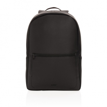 Logo trade promotional item photo of: Swiss Peak deluxe PU laptop backpack PVC free