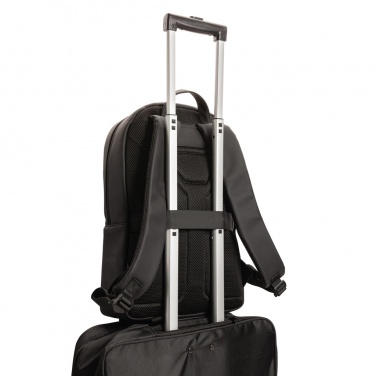 Logotrade business gift image of: Swiss Peak deluxe PU laptop backpack PVC free
