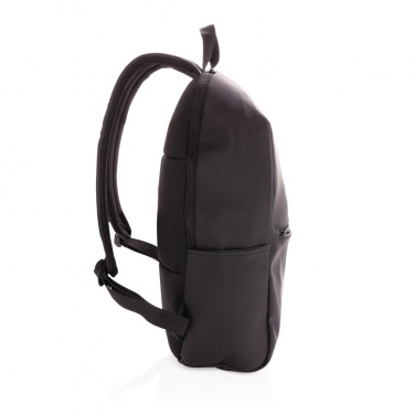 Logo trade promotional giveaway photo of: Smooth PU 15.6"laptop backpack