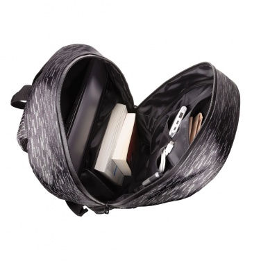 Logotrade business gift image of: AWARE™ RPET Reflective laptop backpack