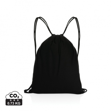 Logotrade promotional items photo of: Impact AWARE™ recycled cotton drawstring backpack 145g