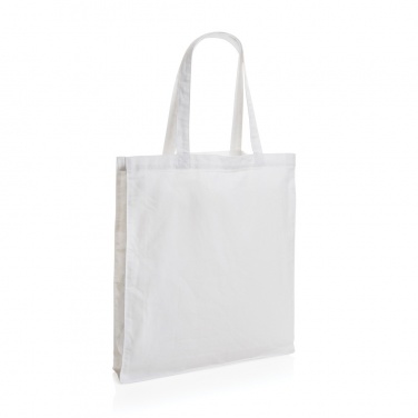 Logo trade advertising products image of: Impact AWARE™ Recycled cotton tote w/bottom 145g