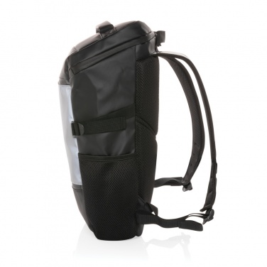 Logotrade promotional product picture of: PU high visibility easy access 15.6" laptop backpack