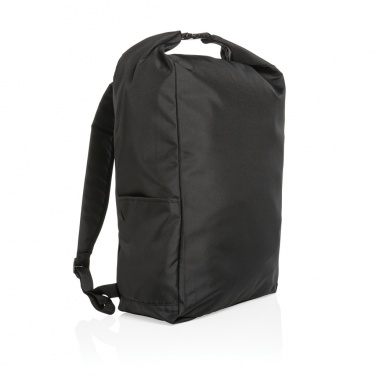 Logotrade corporate gifts photo of: Impact AWARE™ RPET lightweight rolltop backpack