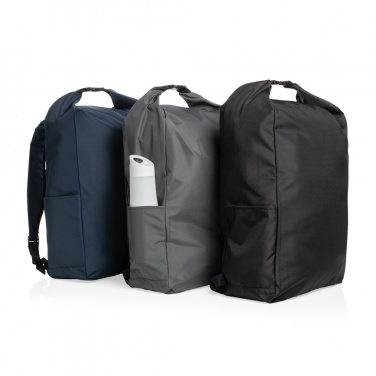 Logotrade promotional gifts photo of: Impact AWARE™ RPET lightweight rolltop backpack