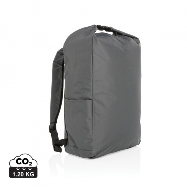 Logotrade promotional product image of: Impact AWARE™ RPET lightweight rolltop backpack