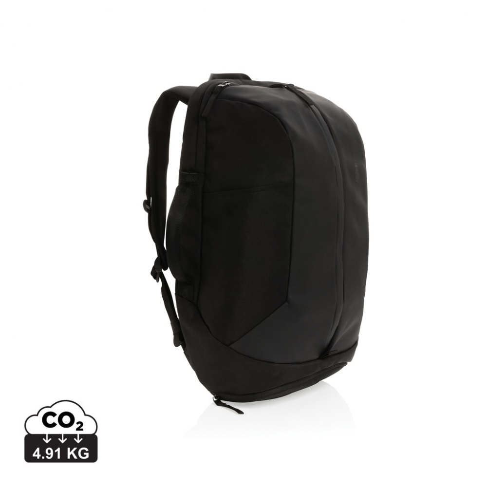 Logotrade advertising product picture of: Swiss Peak AWARE™ RPET 15.6 inch work/gym backpack