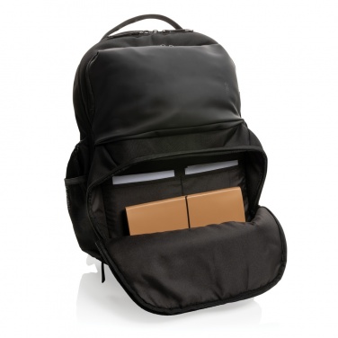 Logo trade promotional products image of: Swiss Peak AWARE™ RPET 15.6 inch commuter backpack