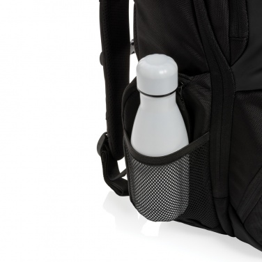 Logo trade promotional merchandise photo of: Swiss Peak AWARE™ RPET 15.6 inch commuter backpack