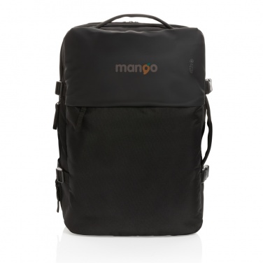 Logotrade business gifts photo of: Swiss Peak AWARE™ RPET 15.6' expandable weekend backpack