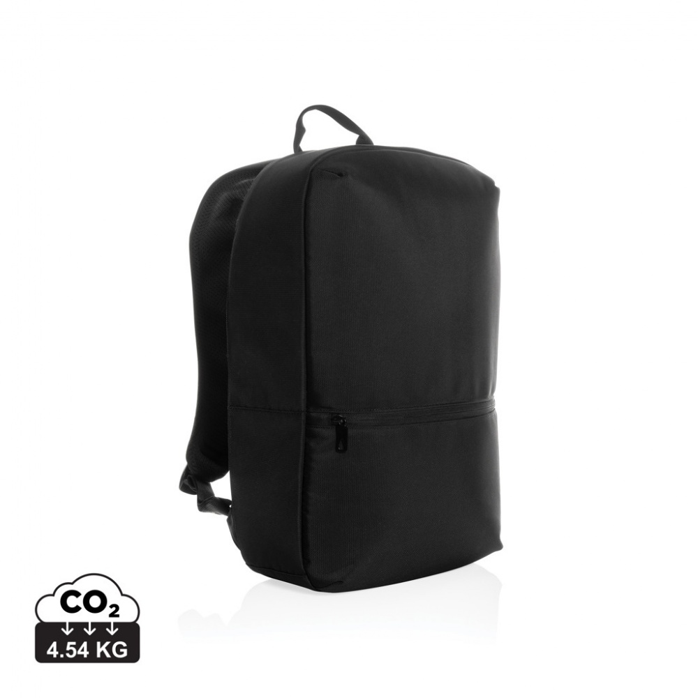 Logo trade corporate gifts image of: Impact AWARE™ 1200D Minimalist 15.6 inch laptop backpack