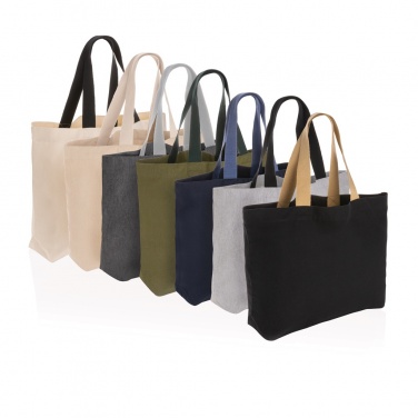 Logo trade advertising product photo of: Impact Aware™ 240 gsm rcanvas large tote undyed