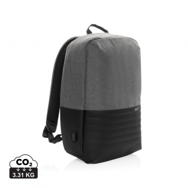 Logo trade promotional giveaway photo of: Swiss Peak AWARE™ RFID anti-theft 15.6'' laptop backpack
