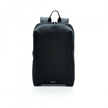 Logotrade promotional gift image of: Swiss Peak AWARE™ RFID and USB A laptop backpack