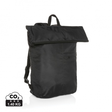 Logotrade promotional gift picture of: Dillon AWARE™ RPET lightweight foldable backpack
