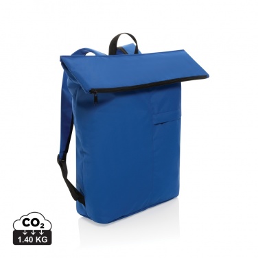 Logo trade promotional merchandise image of: Dillon AWARE™ RPET lightweight foldable backpack