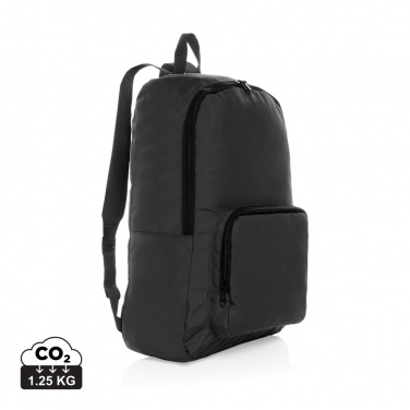Logotrade promotional product picture of: Dillon AWARE™ RPET foldable classic backpack