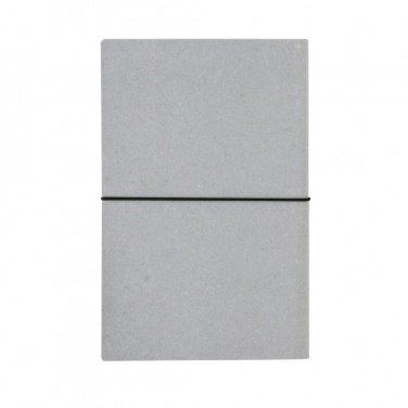 Logo trade corporate gifts picture of: A5 recycled leather notebook