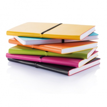 Logo trade corporate gifts picture of: Deluxe softcover A5 notebook