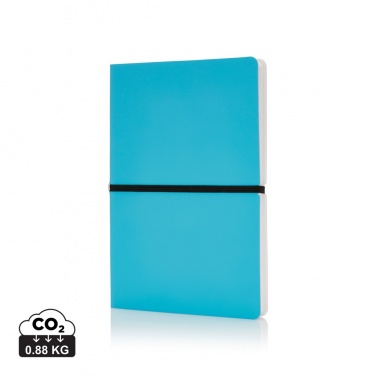 Logotrade promotional item picture of: Deluxe softcover A5 notebook
