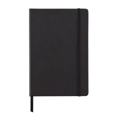 Logo trade business gift photo of: Deluxe hardcover PU A5 notebook