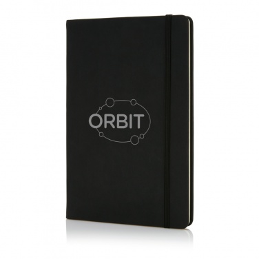 Logotrade advertising product picture of: Deluxe hardcover PU A5 notebook