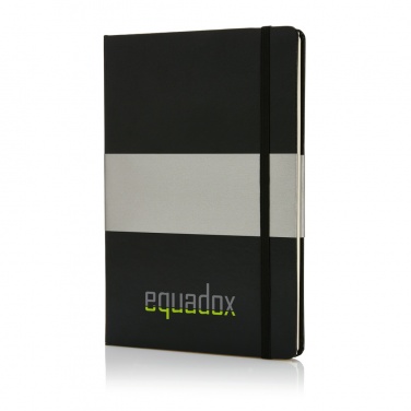 Logotrade promotional product picture of: Deluxe hardcover A5 notebook