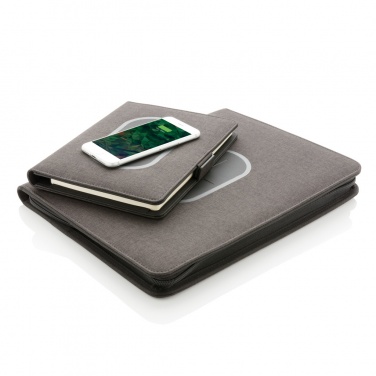 Logo trade promotional products picture of: Air 5W wireless charging notebook cover A5