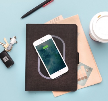 Logotrade corporate gifts photo of: Air 5W wireless charging notebook cover A5