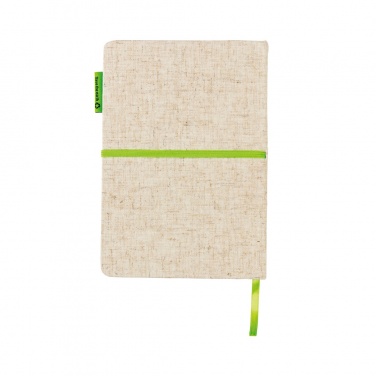 Logotrade corporate gift image of: A5 jute notebook
