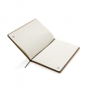 Logo trade promotional merchandise image of: A5 kraft notebook