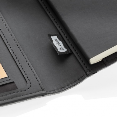 Logo trade corporate gifts picture of: Air 5W wireless charging notebook with 5000mAh powerbank