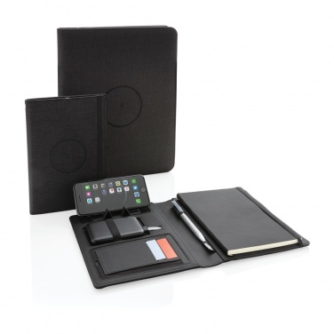 Logo trade advertising products picture of: Air 5W wireless charging refillable journal cover A5