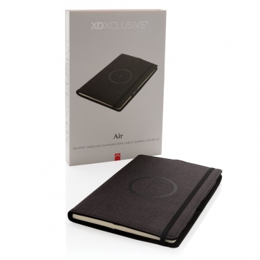 Logotrade promotional product picture of: Air 5W wireless charging refillable journal cover A5