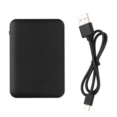 Logo trade promotional giveaways image of: Fiko 5W wireless charging portfolio A4 with powerbank