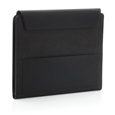 Logo trade promotional merchandise photo of: Fiko 5W wireless charging portfolio A4 with powerbank