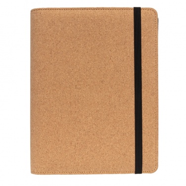 Logotrade promotional product picture of: Deluxe cork portfolio A5 with pen