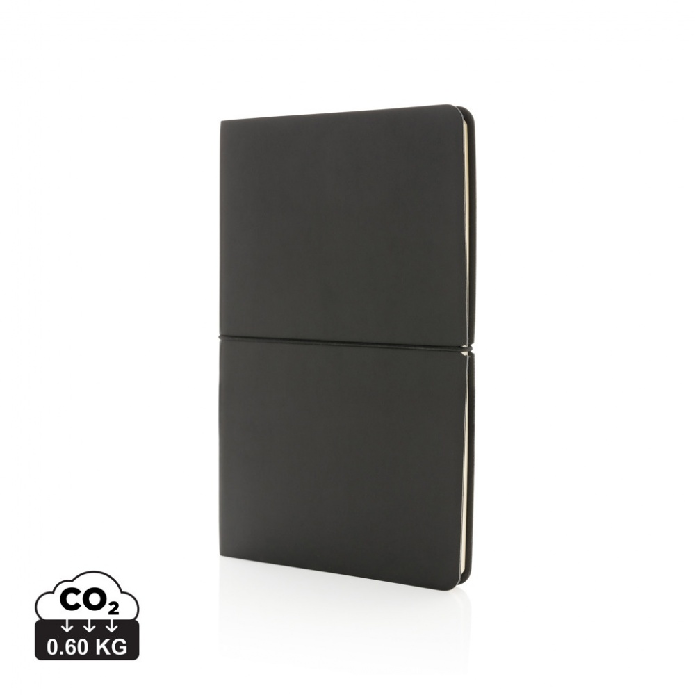 Logo trade promotional products picture of: Modern deluxe softcover A5 notebook