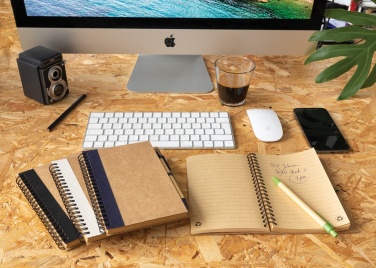 Logotrade corporate gifts photo of: Kraft spiral notebook with pen