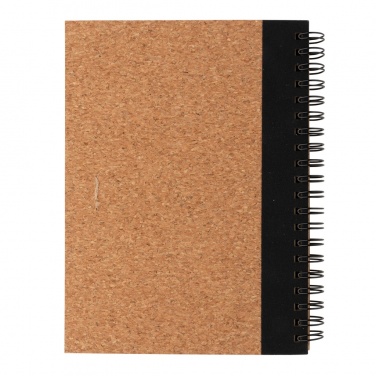 Logotrade promotional merchandise picture of: Cork spiral notebook with pen