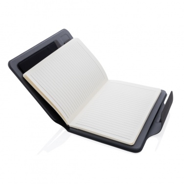 Logo trade promotional merchandise picture of: Artic Magnetic 10W wireless charging A5 notebook
