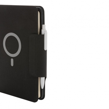 Logotrade promotional merchandise photo of: Artic Magnetic 10W wireless charging A5 notebook