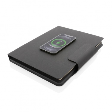 Logo trade advertising products picture of: Artic Magnetic 10W wireless charging A4 portfolio