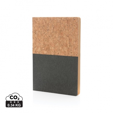 Logotrade promotional gift picture of: A5 cork & kraft notebook