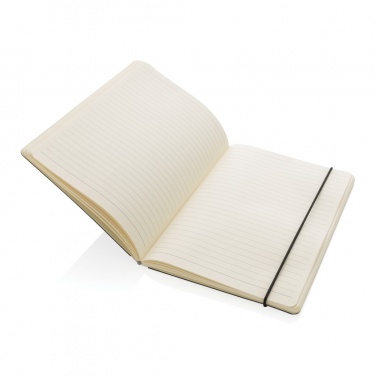 Logo trade promotional item photo of: A5 deluxe kraft hardcover notebook